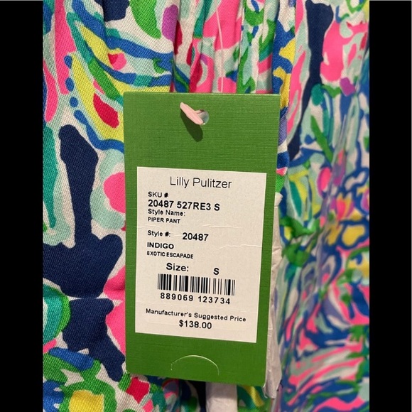 Lilly Pulitzer Piper Pants Small NEW - Picture 5 of 5